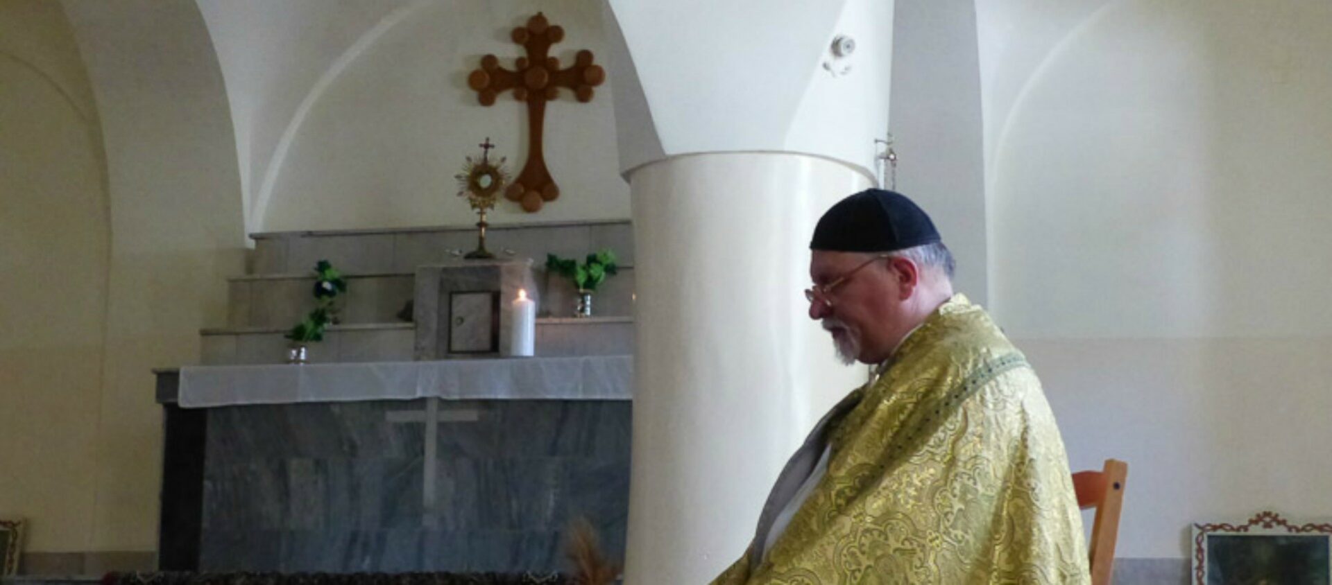 Frère Jens Petzold, supérieur de la communauté monastique chaldéenne catholique de Deir Maryam Al-Adhra (la Vierge Marie), à Souleymanieh | © magis.gesuiti.it