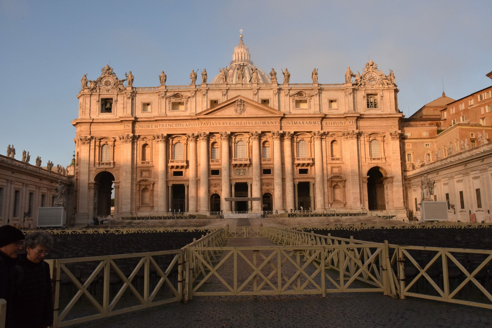 Face à la Basilique Saint-Pierre du Vatican, aucune foule ne se pressera cette année pour assister aux célébrations pascales | © Bernard Litzler