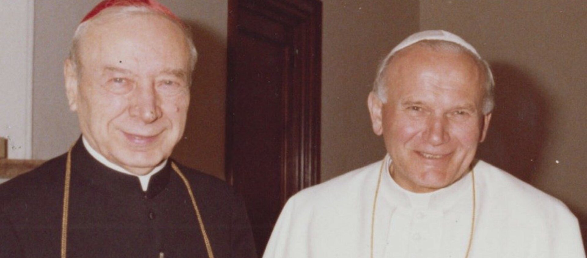 Le cardinal polonais Stefan Wyszynski avec le pape Jean Paul II  | ©  Vatican Media