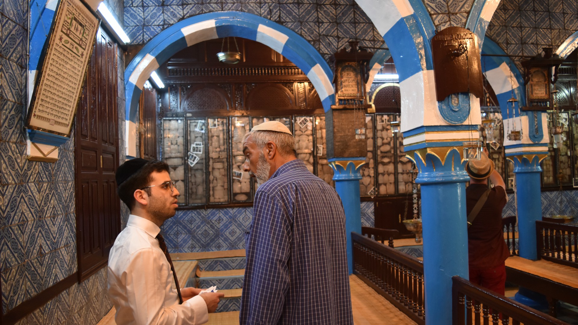 Synagogue de la Ghriba, sur l'île de Djerba, au sud-est de la Tunisie  | © Jacques Berset