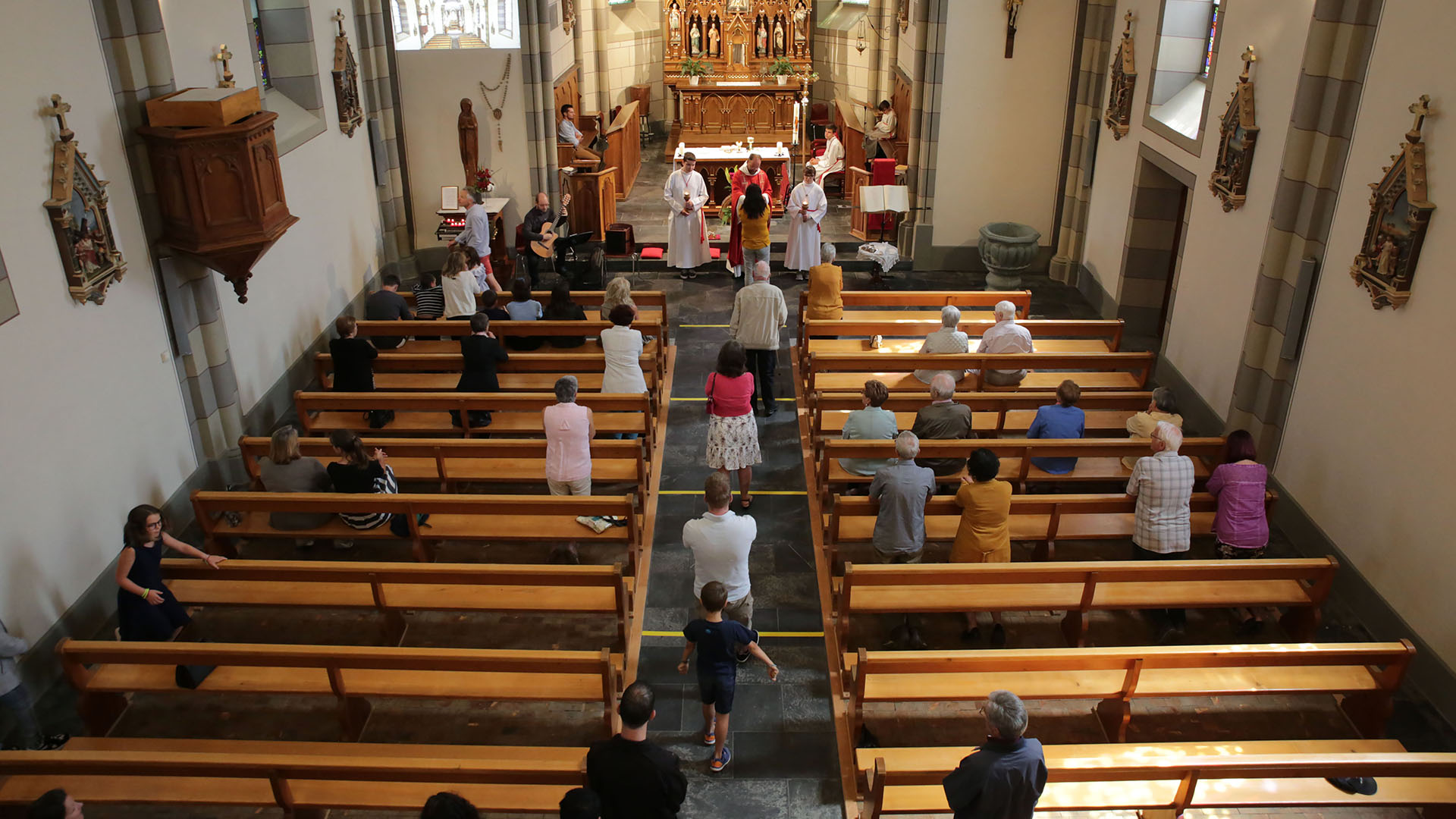 Les églises pourront à nouveau se remplir pour la messe dès le 31 mai 2021 | © Bernard Hallet
