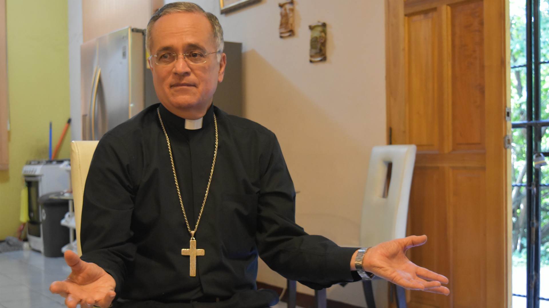 Mgr Silvio José Báez, évêque auxiliaire de Managua, en exil forcé depuis avril 2019 | © Jacques Berset