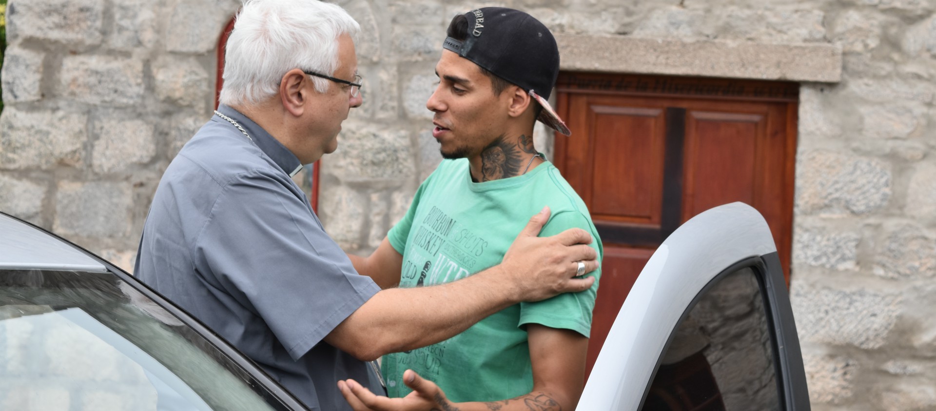 Mgr Gustavo Gabriel Zurbriggen en visite à la Fazenda da Esperança "Las Canteras" | © Jacques Berset