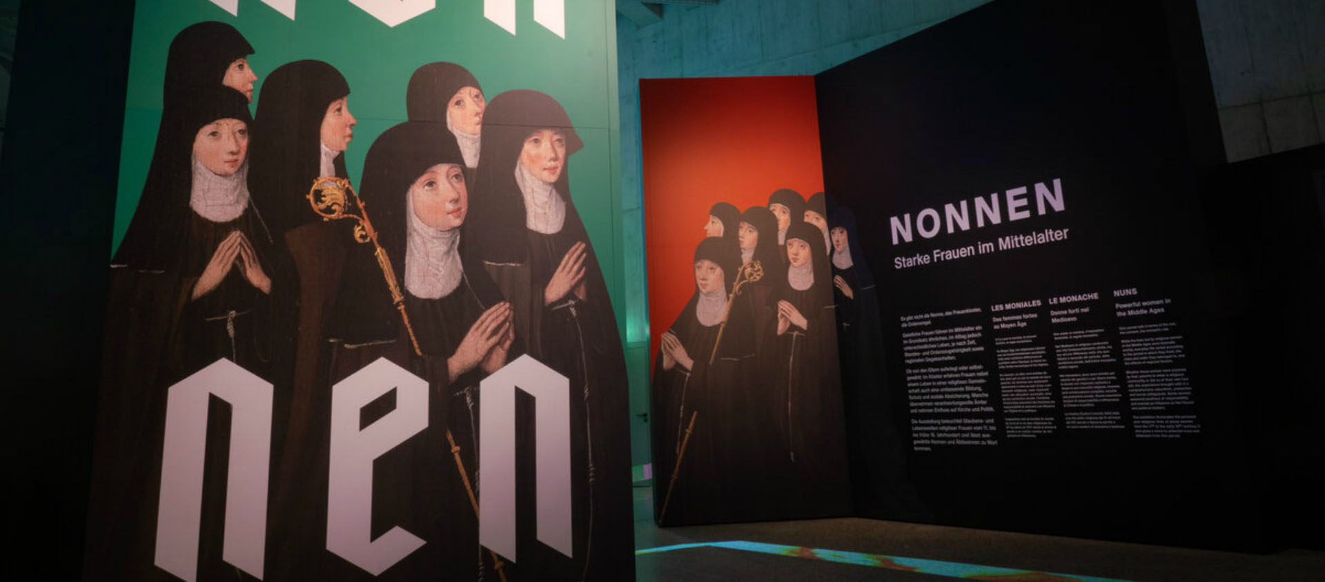 Exposition 'Nonnen - Starke Frauen im Mittelalter' | © Musée national suisse