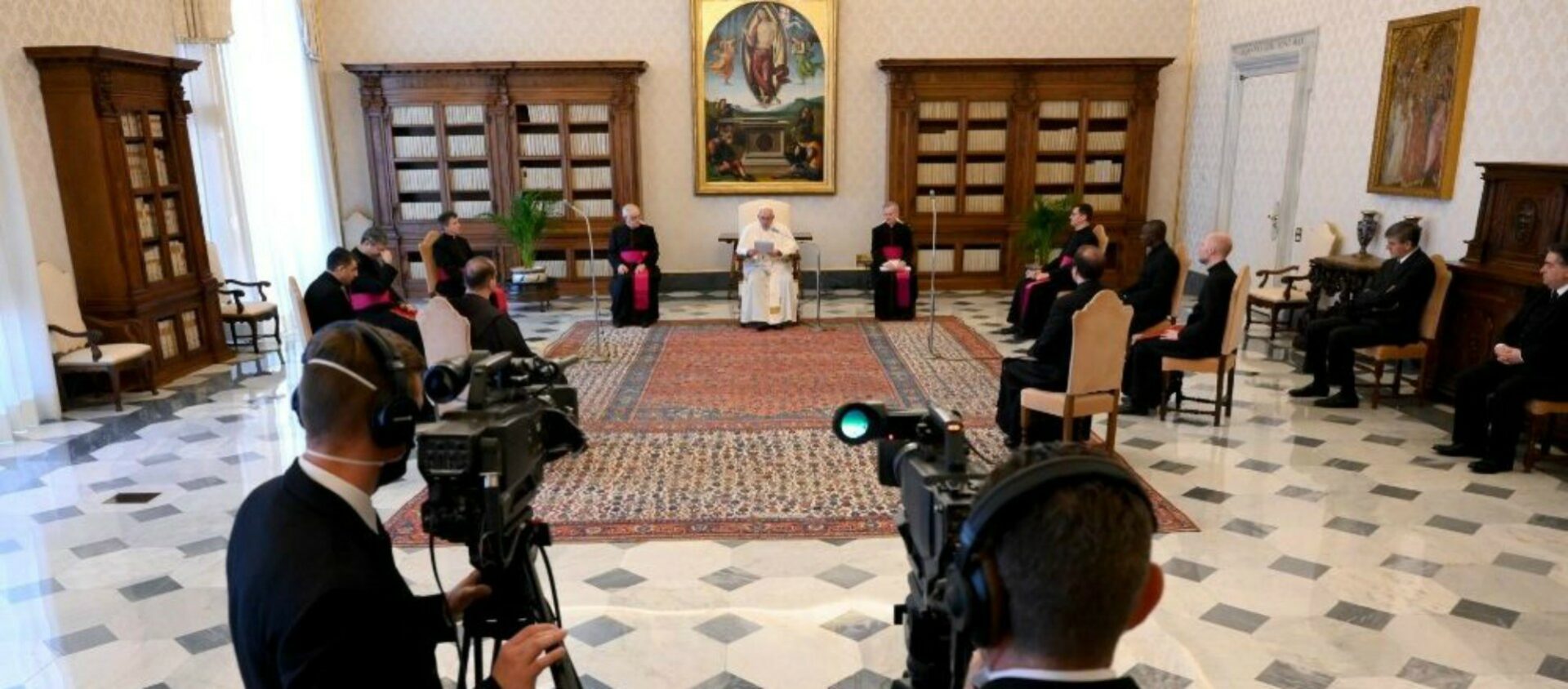 Le pape François a rappelé que l'Eglise n'est pas "un club d’amis", mais l'"œuvre de l’Esprit Saint" | © Vatican Media 