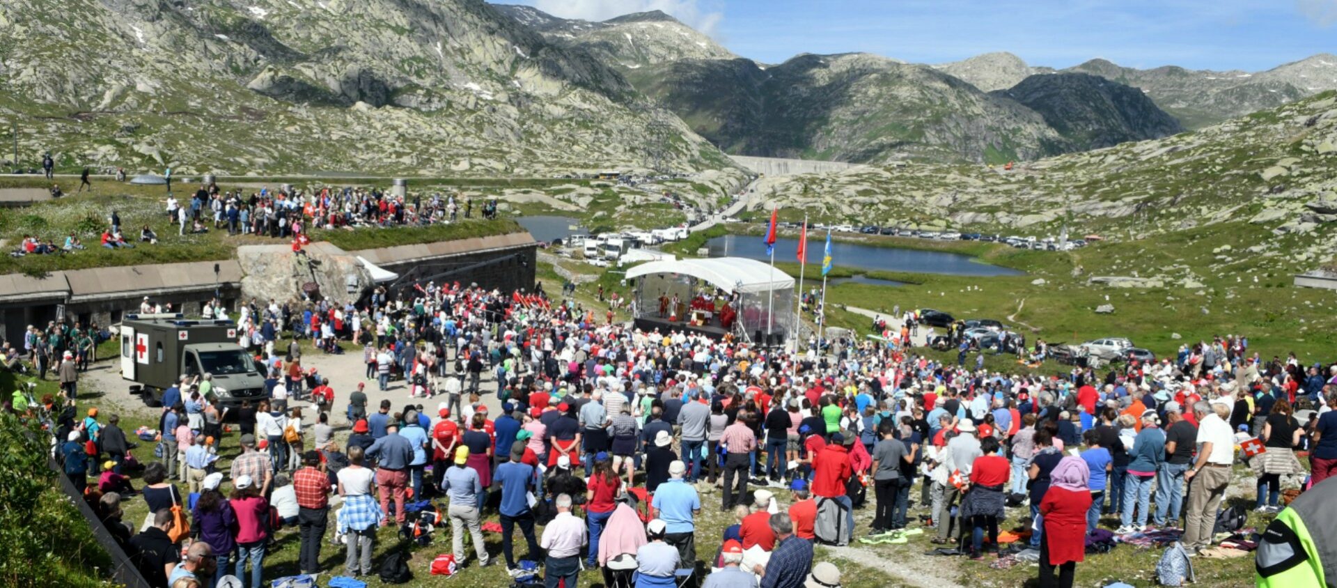 Messe du 1er août au col du Saint-Gothard  | © www.catt.ch