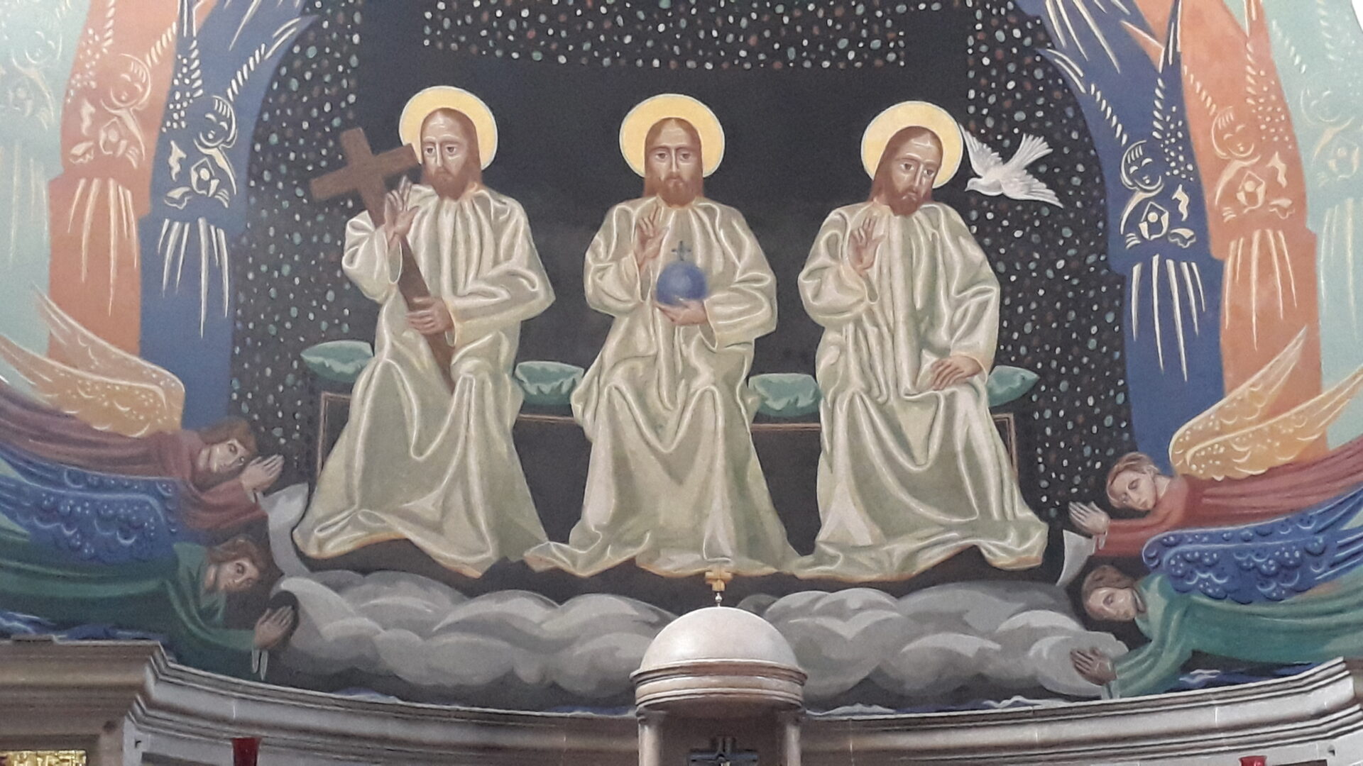 Trinité de Gino Severini dans l'église de Semsales (FR) | © Bernard Litzler