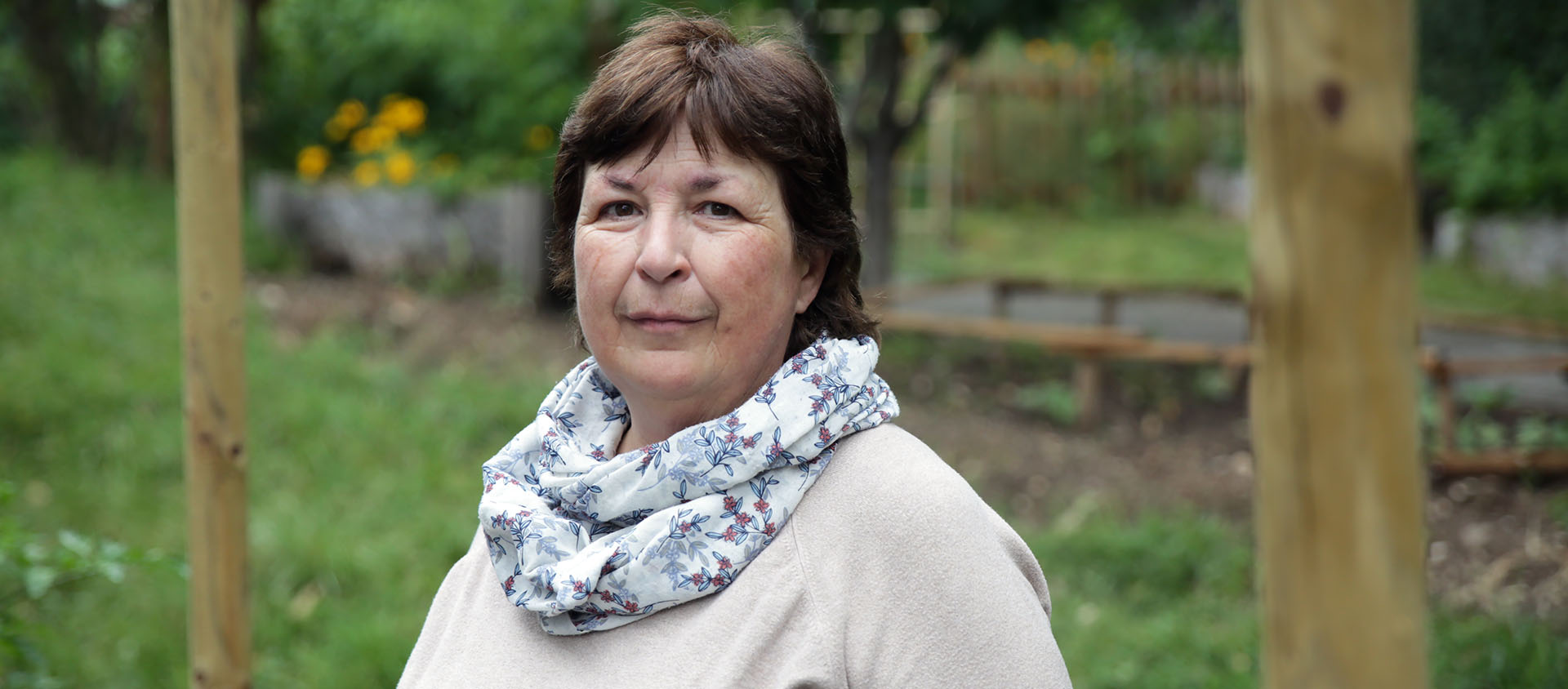 Genève le 10 juin 2020. Isabelle Hirt, agente pastorale, dirige l'UP Salève, dans le canton de Genève | © Bernard Hallet