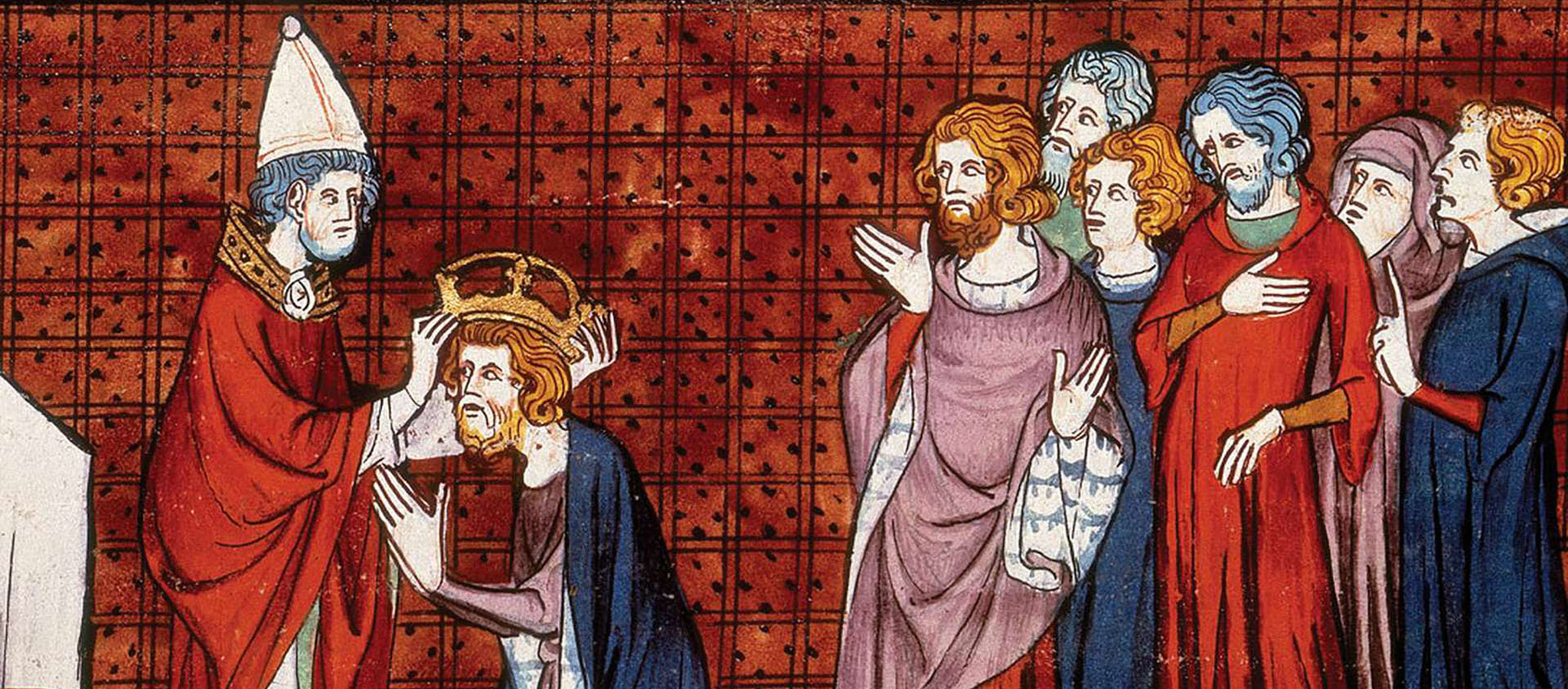 Léon III, ici couronnant Charlemagne en l'an 800, a en effet été ajouté au martyrologe romain qu’en 1673 | DR 