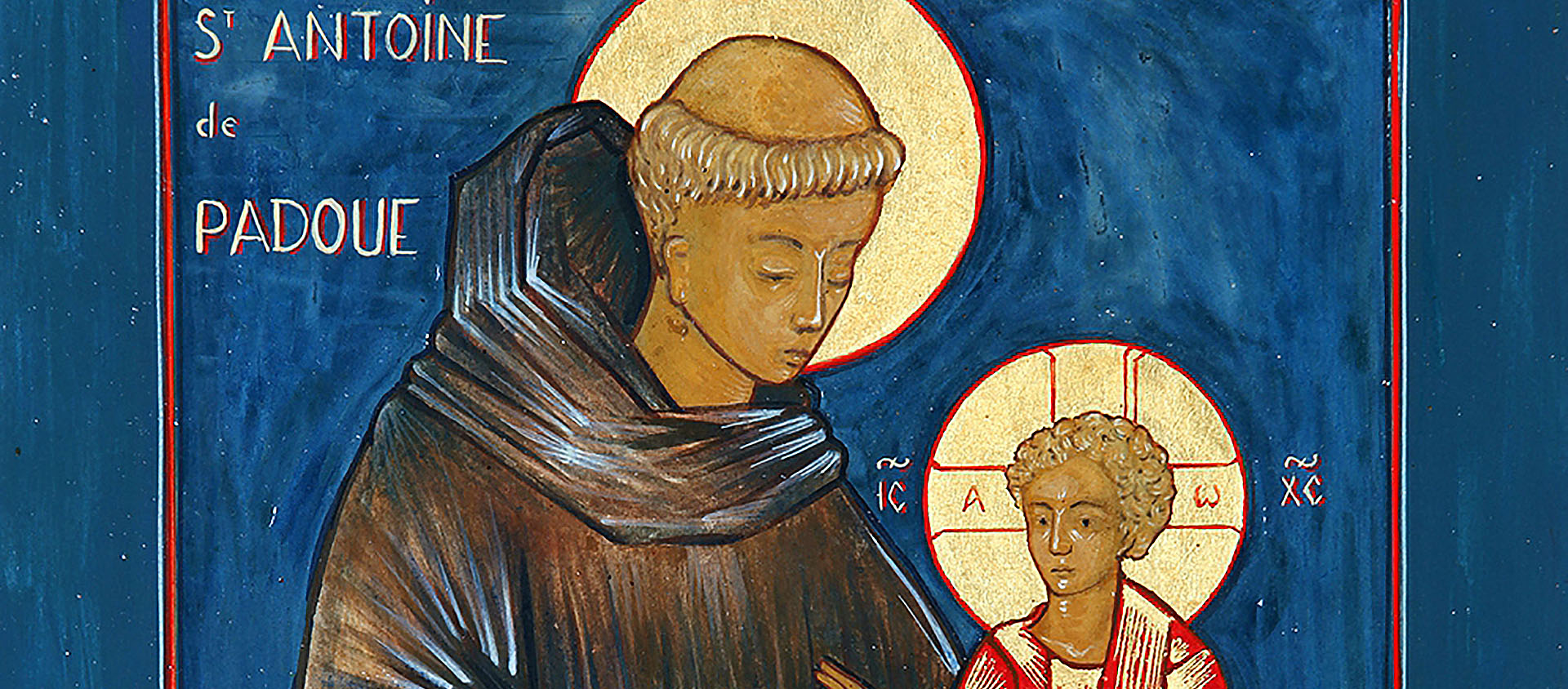 Saint Antoine de Padoue est souvent représenté portant l'Enfant Jésus, un des nombreux épisodes surnaturels qu'on lui a attribué | DR