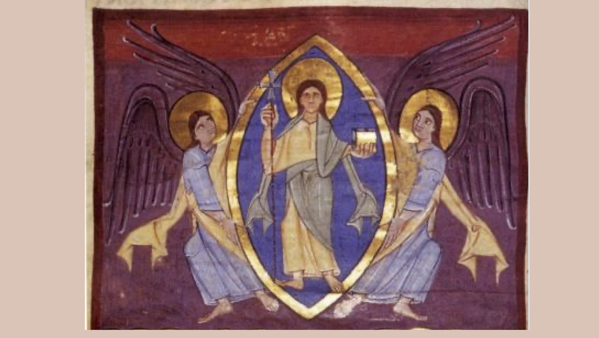 L'évangéliaire de Saint-Michiel, créé vers 1040 est un trésor de l'art médiéval |  wikimedia commons 