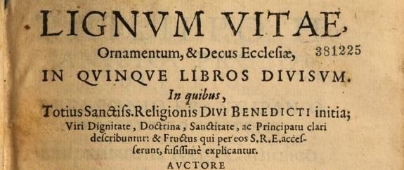 Les prophéties de Malachie sont inclues dans le Lignum Vitae (1595)