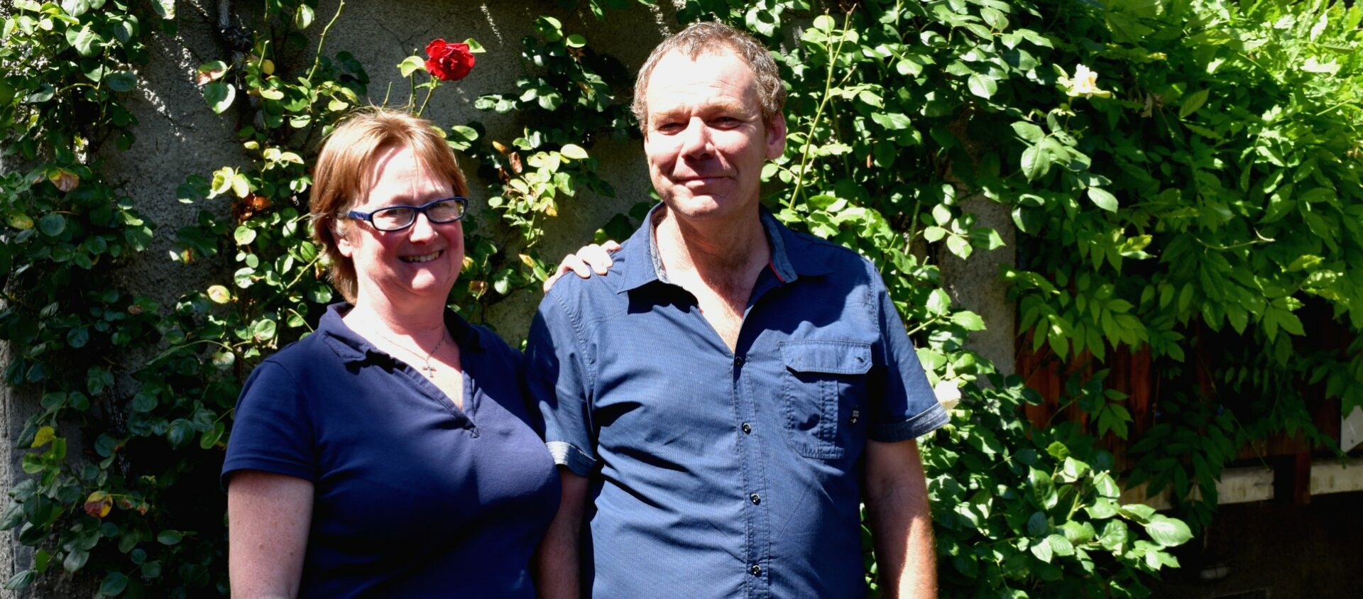 Le couple de vignerons Véronyc et Philippe Mettaz à Fully | © Jacques Berset