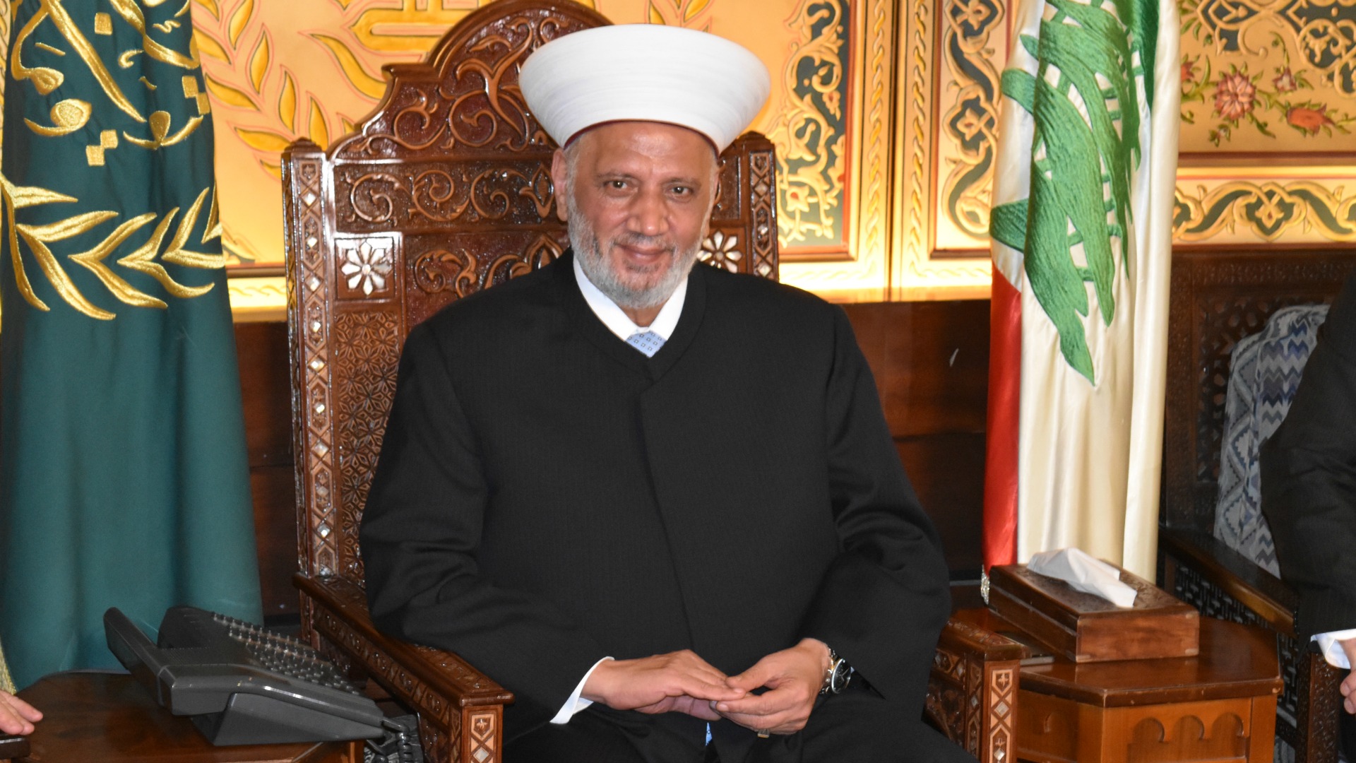 Abdellatif Deriane, mufti sunnite de la République libanaise, réclame la démission des responsables de la catastrophe du 4 août 2020 | © Jacques Berset 