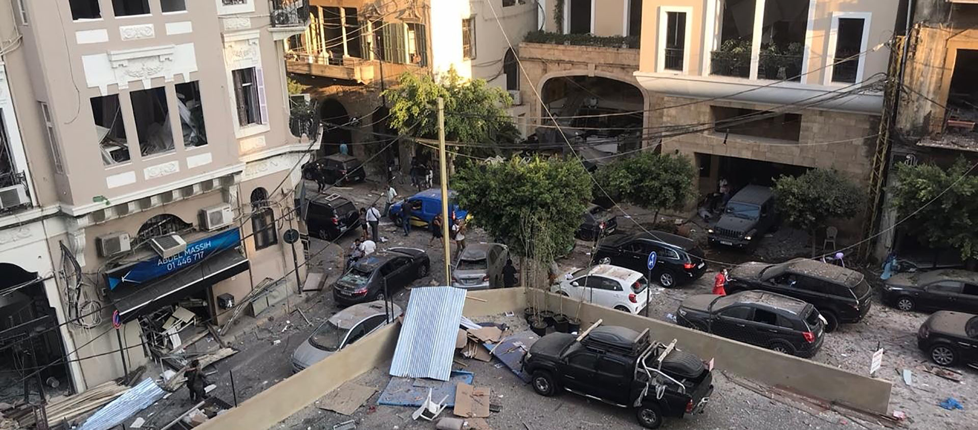 Les explosions survenues dans le port de Beyrouth, le 4 août, ont fait des dégâts considérables dans la ville | Domaine public