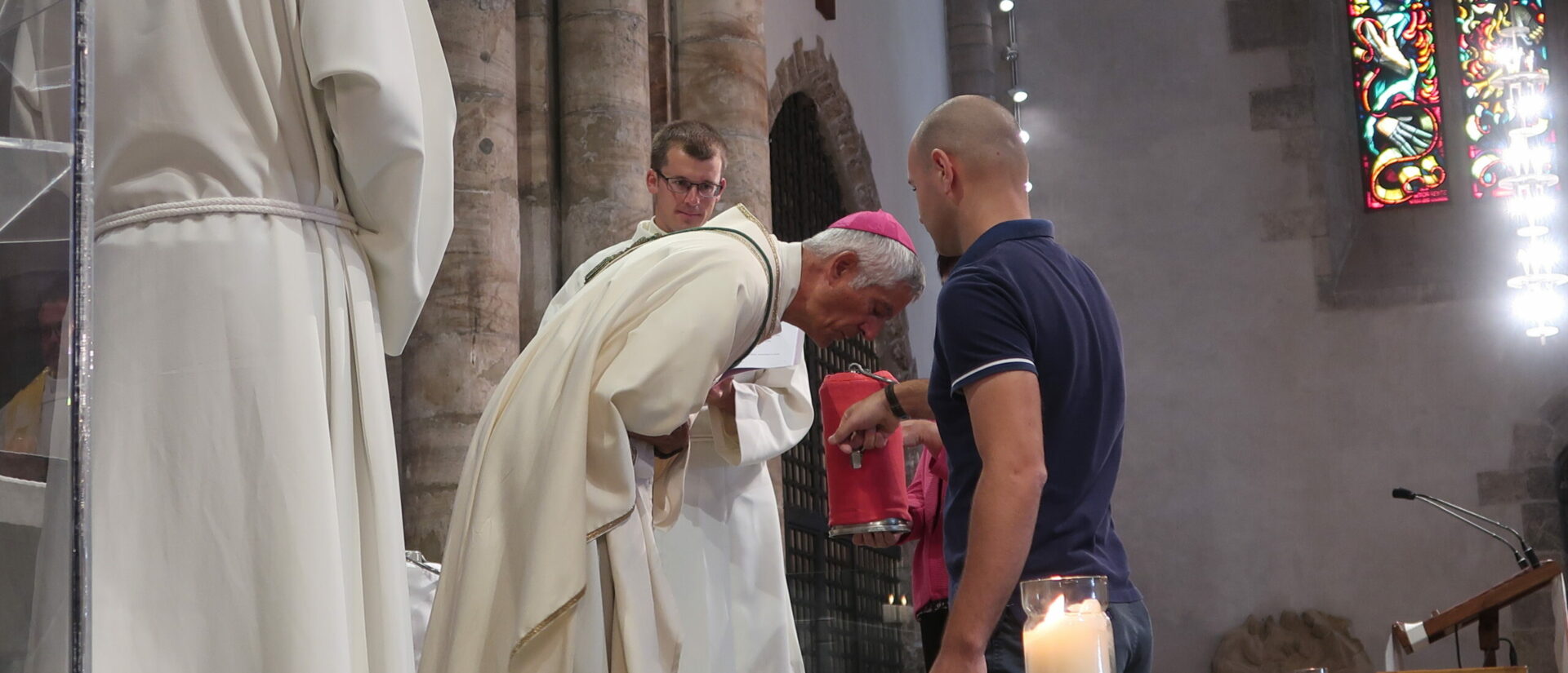 Mgr Jean-Marie Lovey, évêque de Sion, a prononcé l'homélie de la messe chrismale | © Diocèse de Sion