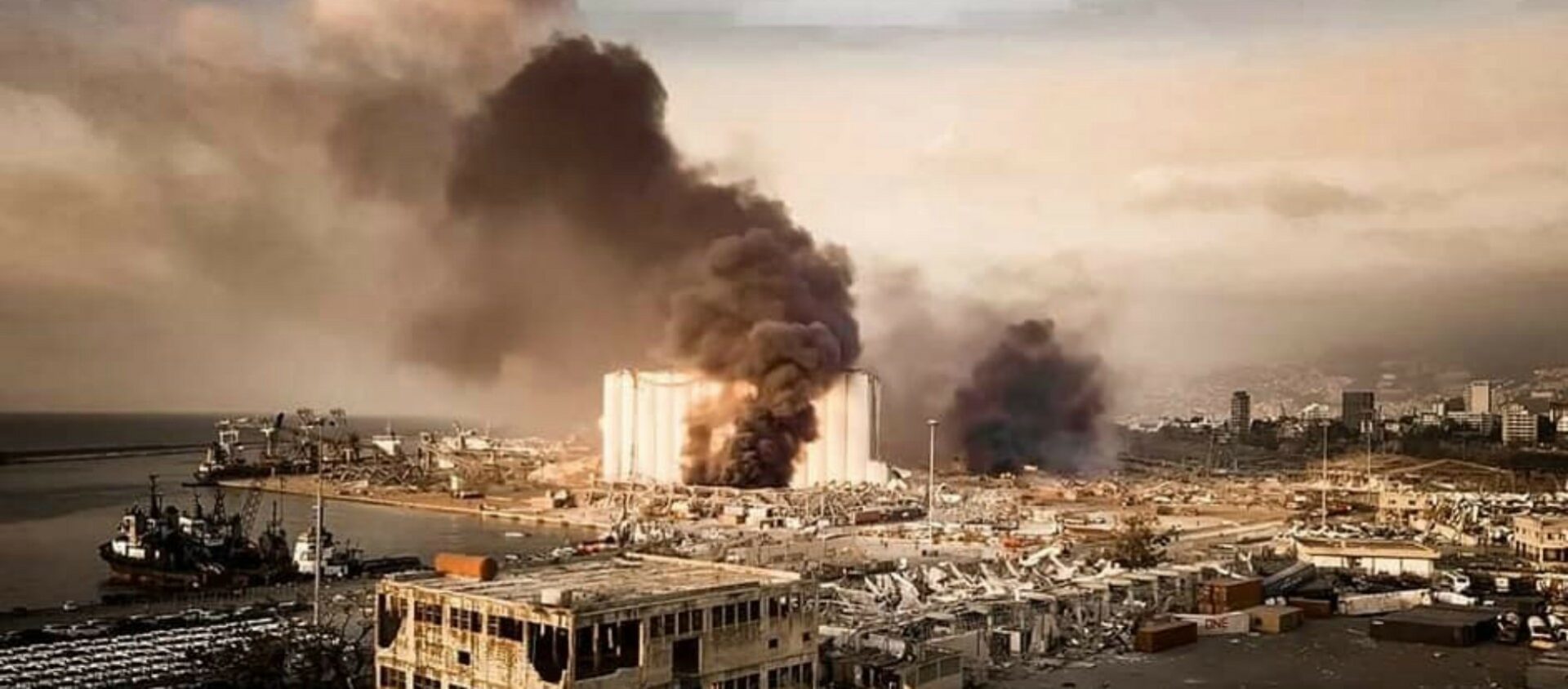 Les explosions du 4 août 2020 dans le port de Beyrouth ont détruit une grande partie de la capitale libanaise | DR