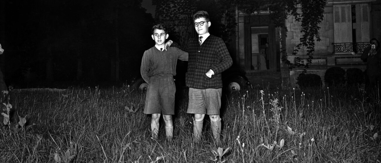 Gérald et Robert Finaly en 1953 | © KEYSTONE/RUE DES ARCHIVES/Rene Saint Paul