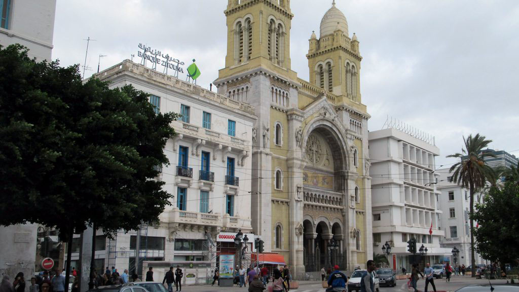 La cathédrale Saint-Vincent-de-Paul et Sainte-Olive de Tunis | © Flickr/David Stanley/CC BY 2.0