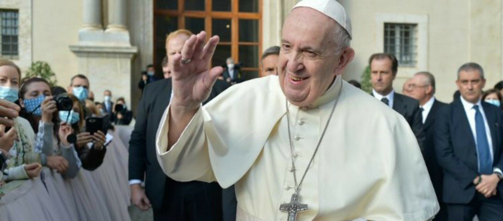 Le pape François lors de l'audience générale du 30 septembre 2020, dans la cour Saint-Damase du Palais apostolique | © Vatican Media