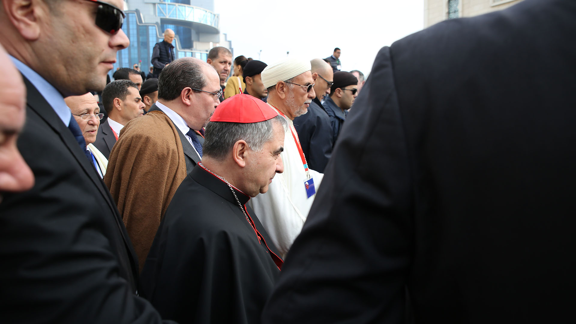 Le cardinal Angelo Becciu, ici en décembre 2018 lors de la béatification des martyrs d'Algérie | © Bernard Hallet