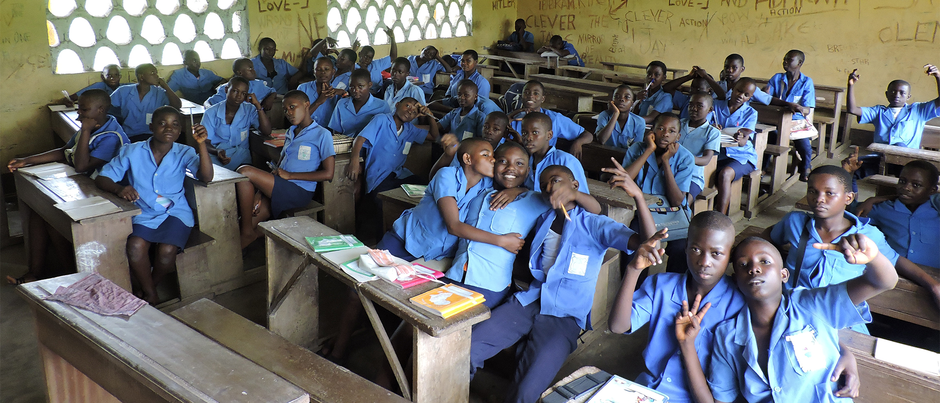 Dans la région de Kumba, des écoliers dans un collège de Ebonji, dans le sud-ouest du Cameroun. Photo prétexte | Wikimedia Common - Daniel Maginot - CC BY-SA 4.0