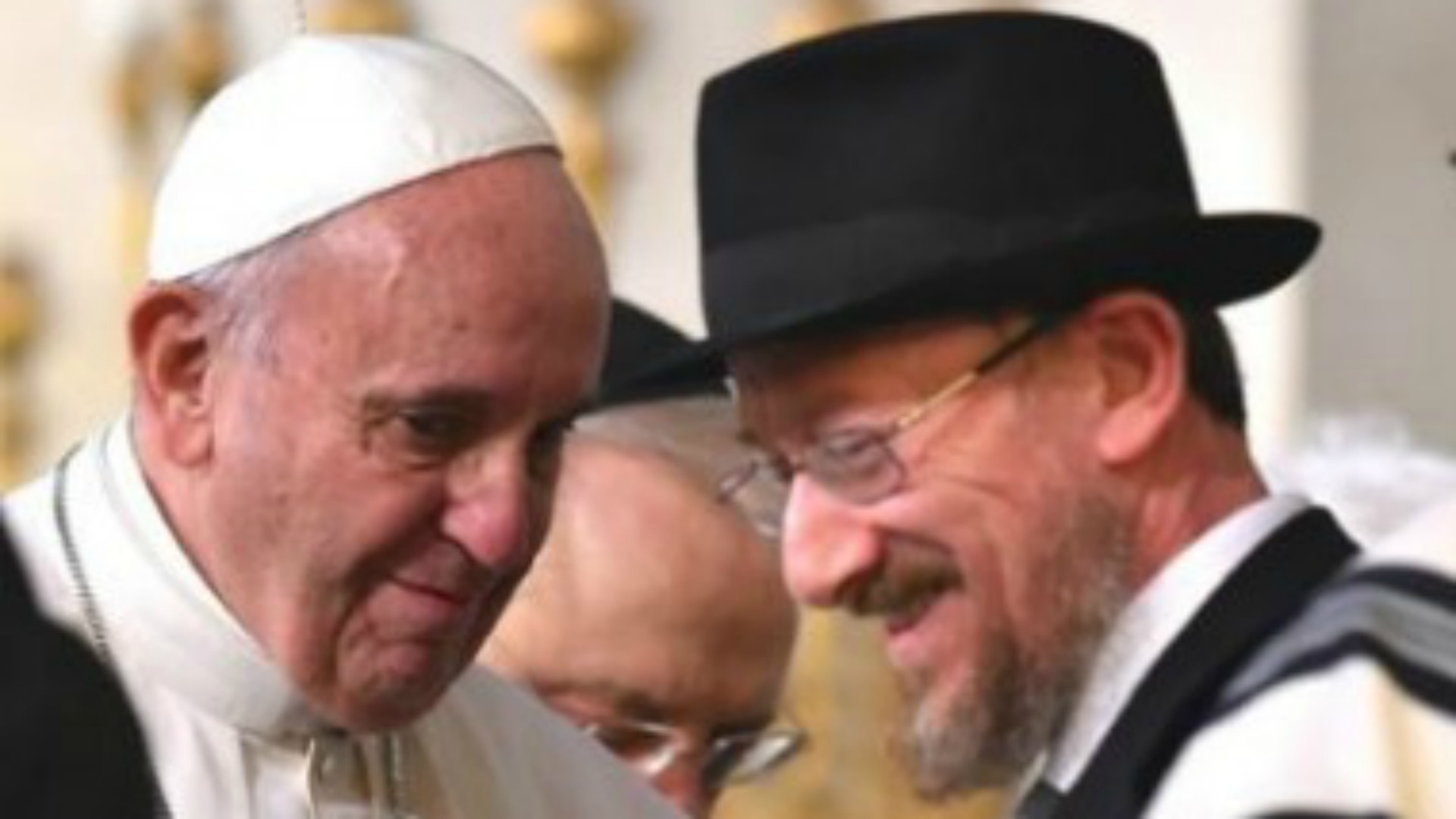 Le pape François s'est rendu le dimanche 17 janvier 2016 à la synagogue de Rome (Photo:  Centre Communautaire Laïc Juif)