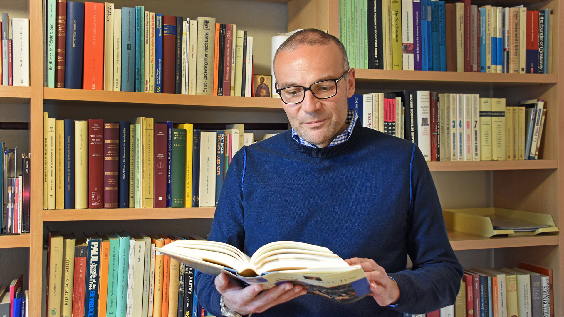 Père Ludovic Nobel, enseignant de Nouveau Testament à l'Université de Fribourg | © Grégory Roth
