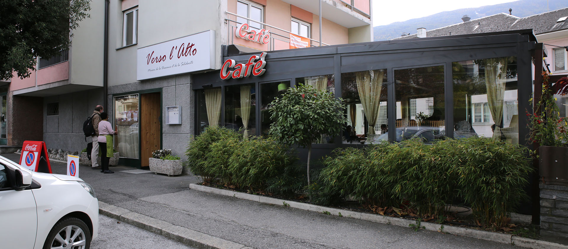 La maison de la Diaconie et de la Solidarité, située rue de Lausanne à Sion, est ouverte à tous | © Bernard Hallet