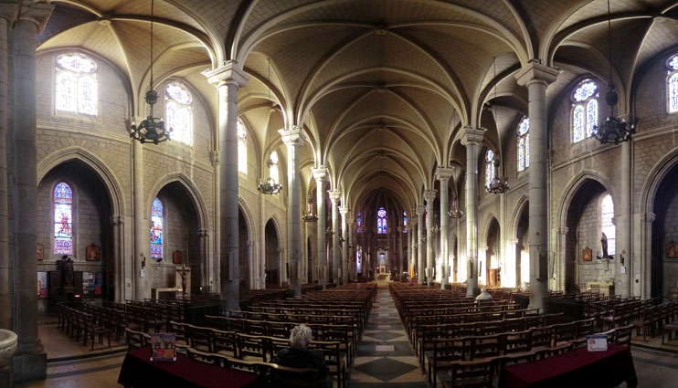 La nef de la basilique Notre-Dame de l'Assomption à Nice | notredame-nice.com