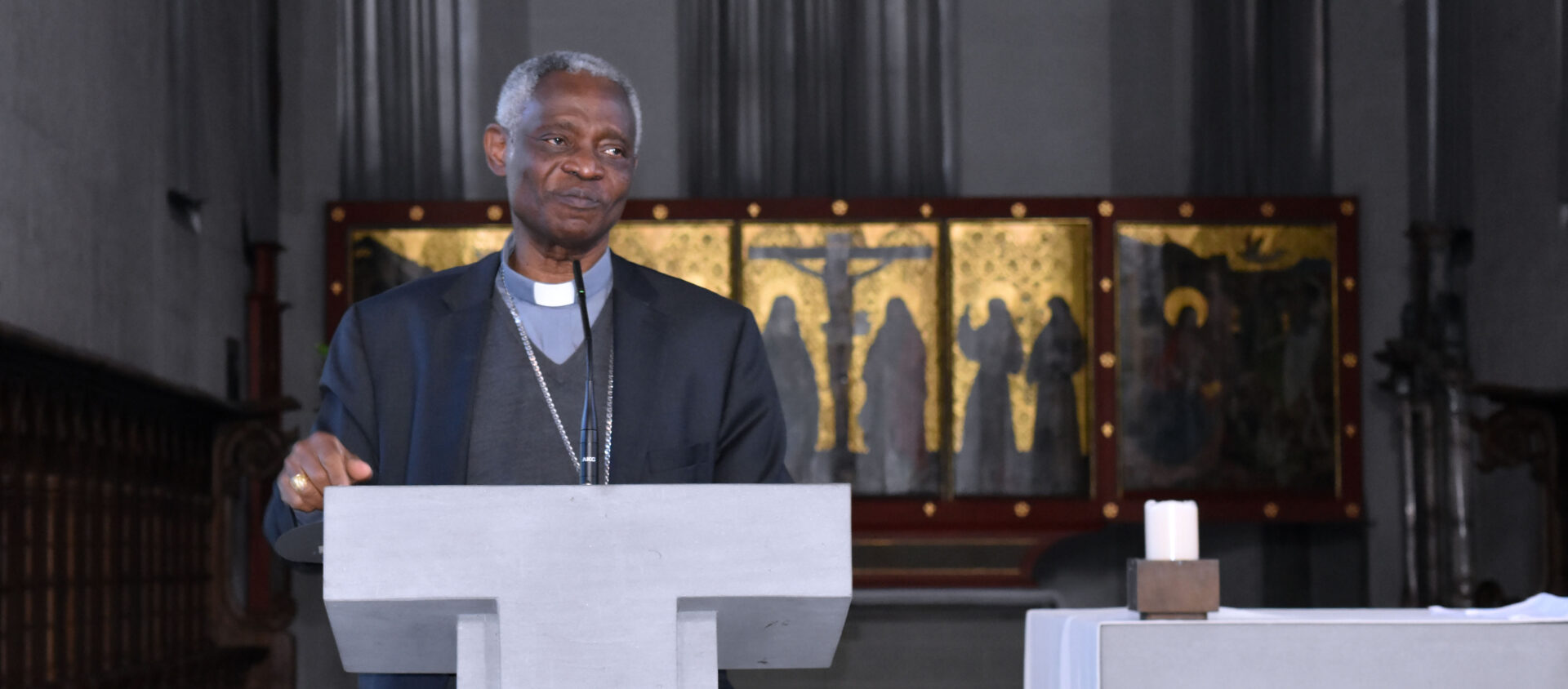 Le cardinal Turkson a rappelé l'urgence de "changer de mode de vie" | © Jacques Berset