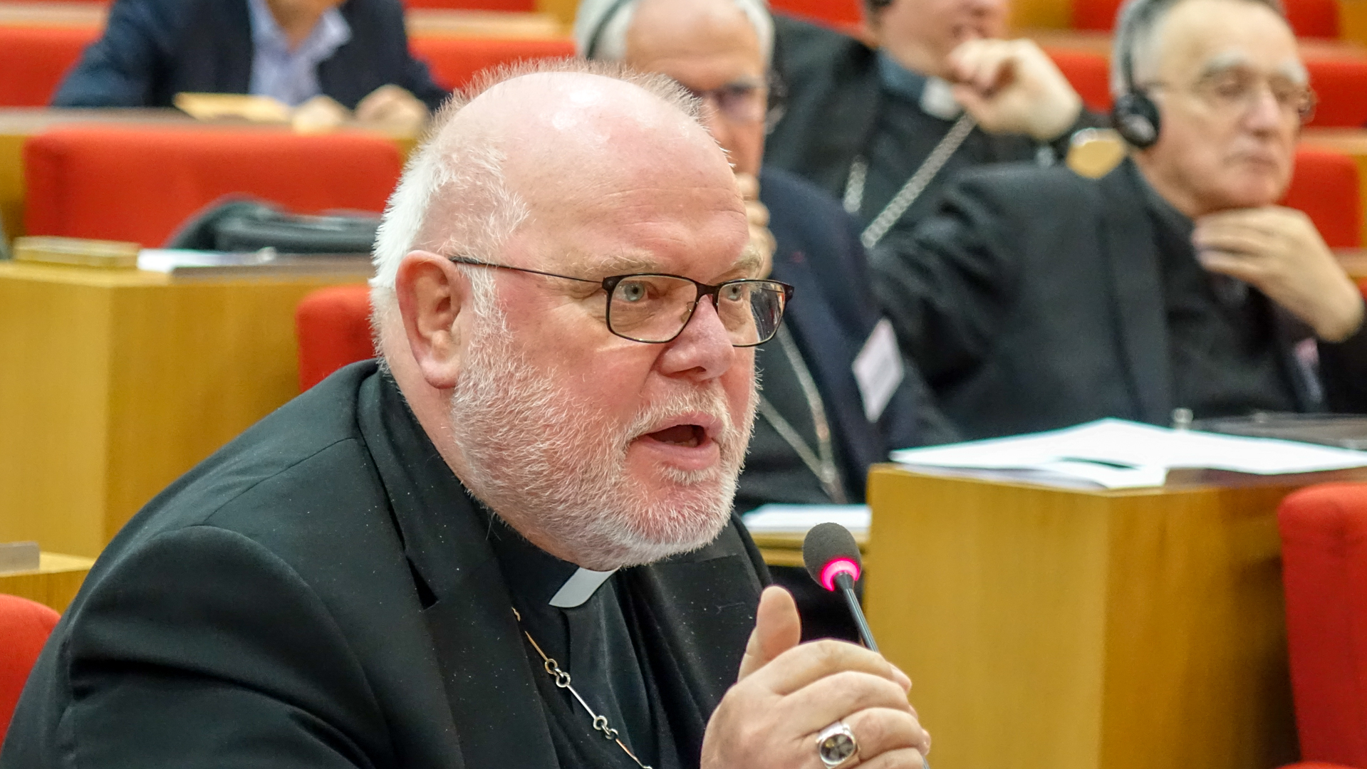 La "verve" allemande ne passerait pas toujours bien à Rome (ici le cardinal Reinhard Marx) | © Maurice Page