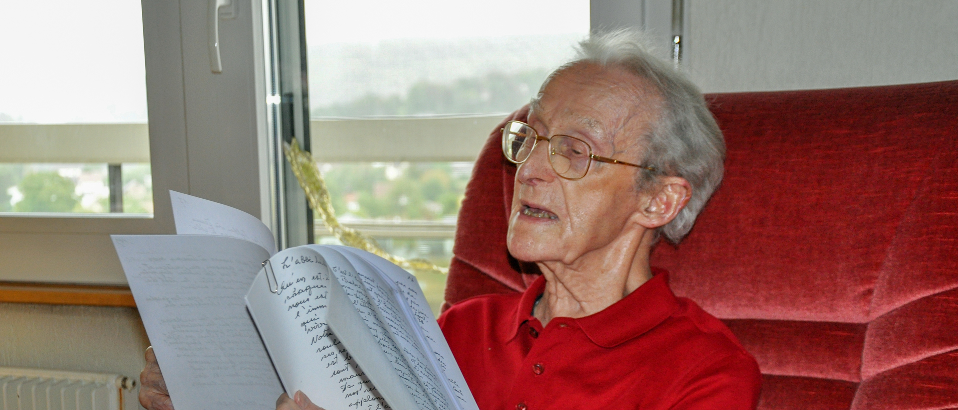 L'abbé Michel Prêtre est en route vers ses 100 ans | Christiane Elmer 