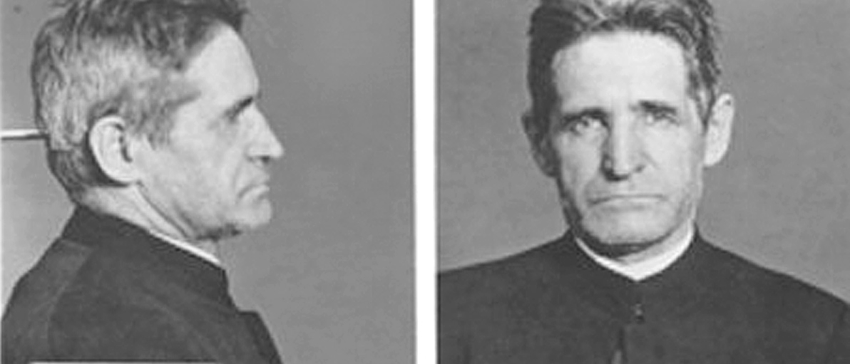 Photos d'identité du Père Rupert Mayer, après son arrestation par les nazis | domaine public 