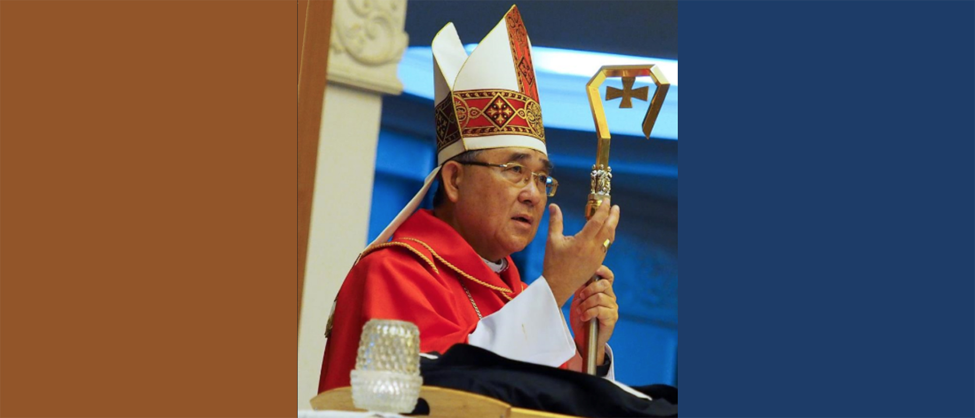 Cornelius Sim, évêque et vicaire apostolique de Brunei, sur l'île de Bornéo | Wikimedia Common - paroissien de Brunei – DDP 