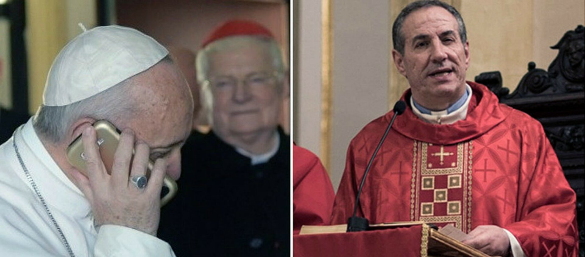 Le pape a téléphoné au Père Javier Leoz, à Pampelune, pour le féléciter de son poème sur Noël au temps du Covid Montage | © Navarra.com