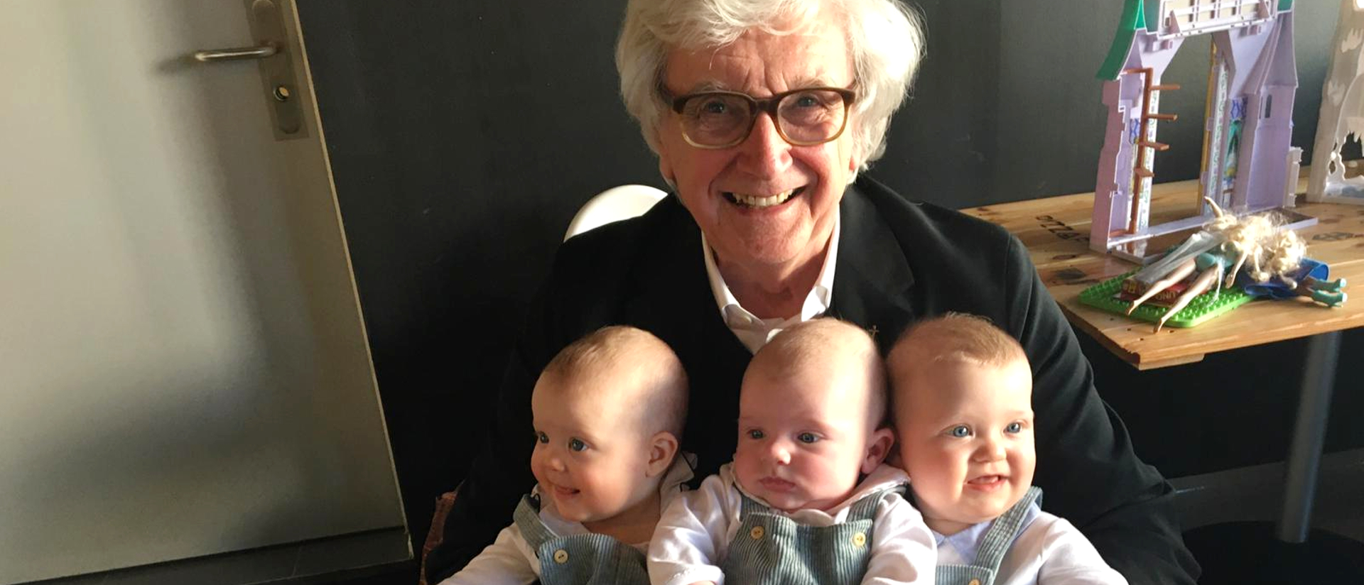 Max Krois avec trois de ses douze petits-enfants | DR 