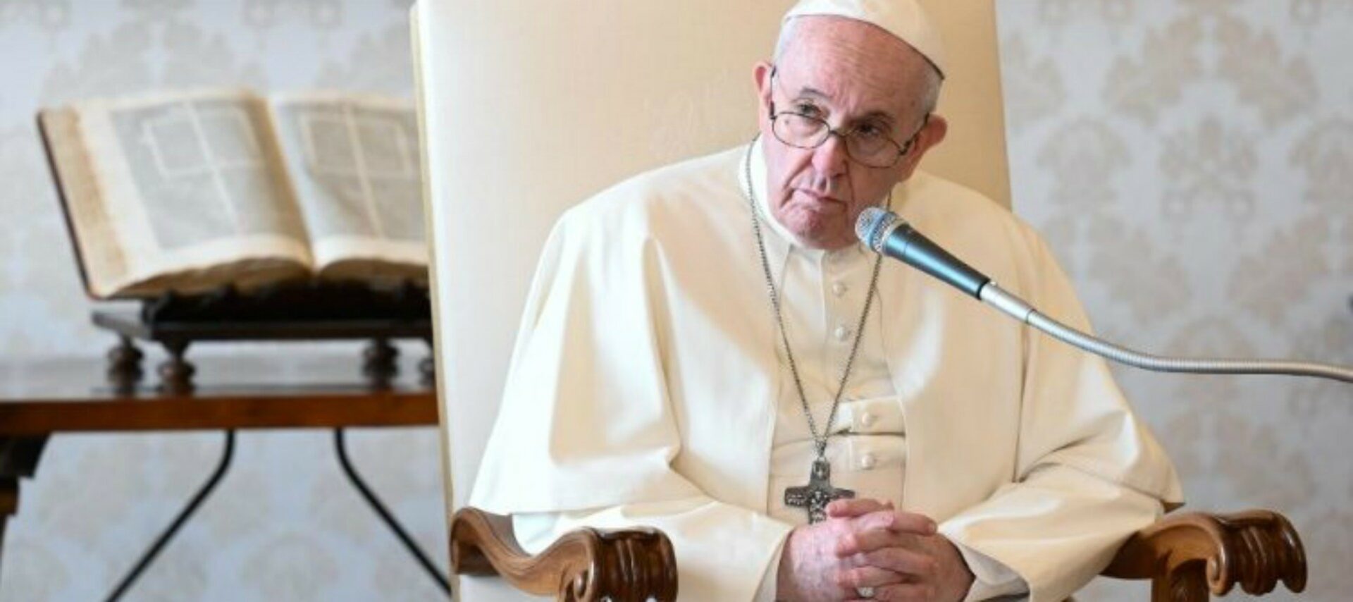 Le pape françois lors de l'audience générale du mercredi 18 novembre 2020 |  © Vatican Media