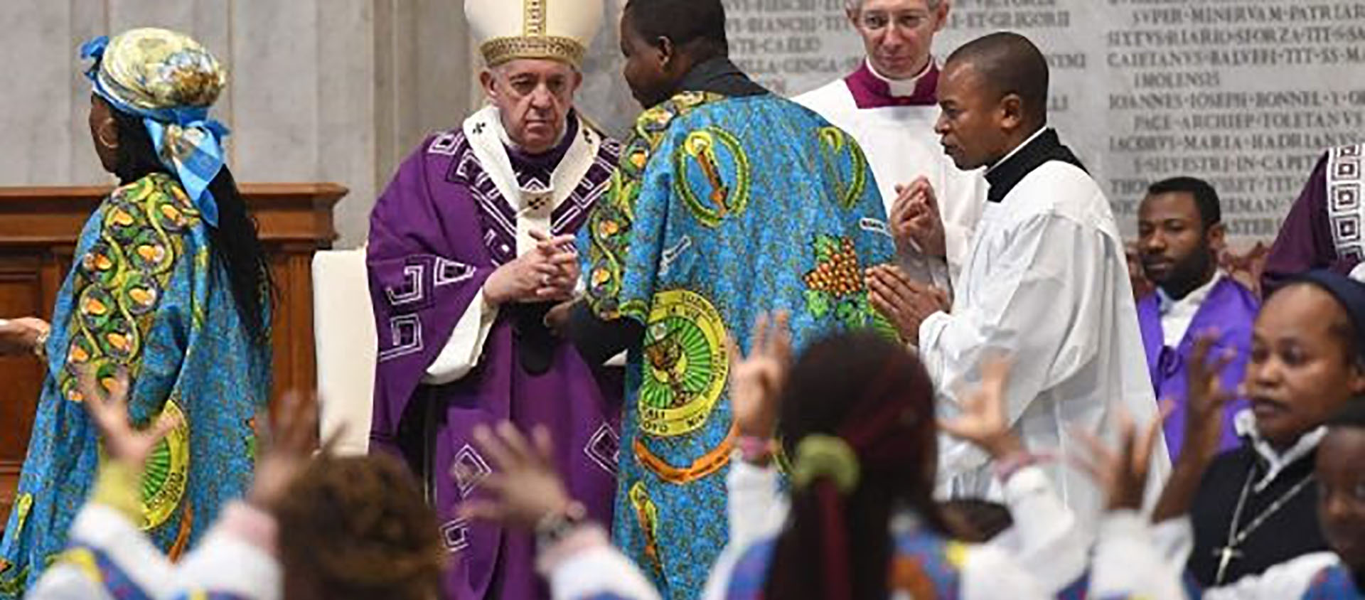 Le pape François a signé la préface d’un ouvrage intitulé Le Pape François et le Missel romain pour les diocèses du Zaïre | © Vatican Media