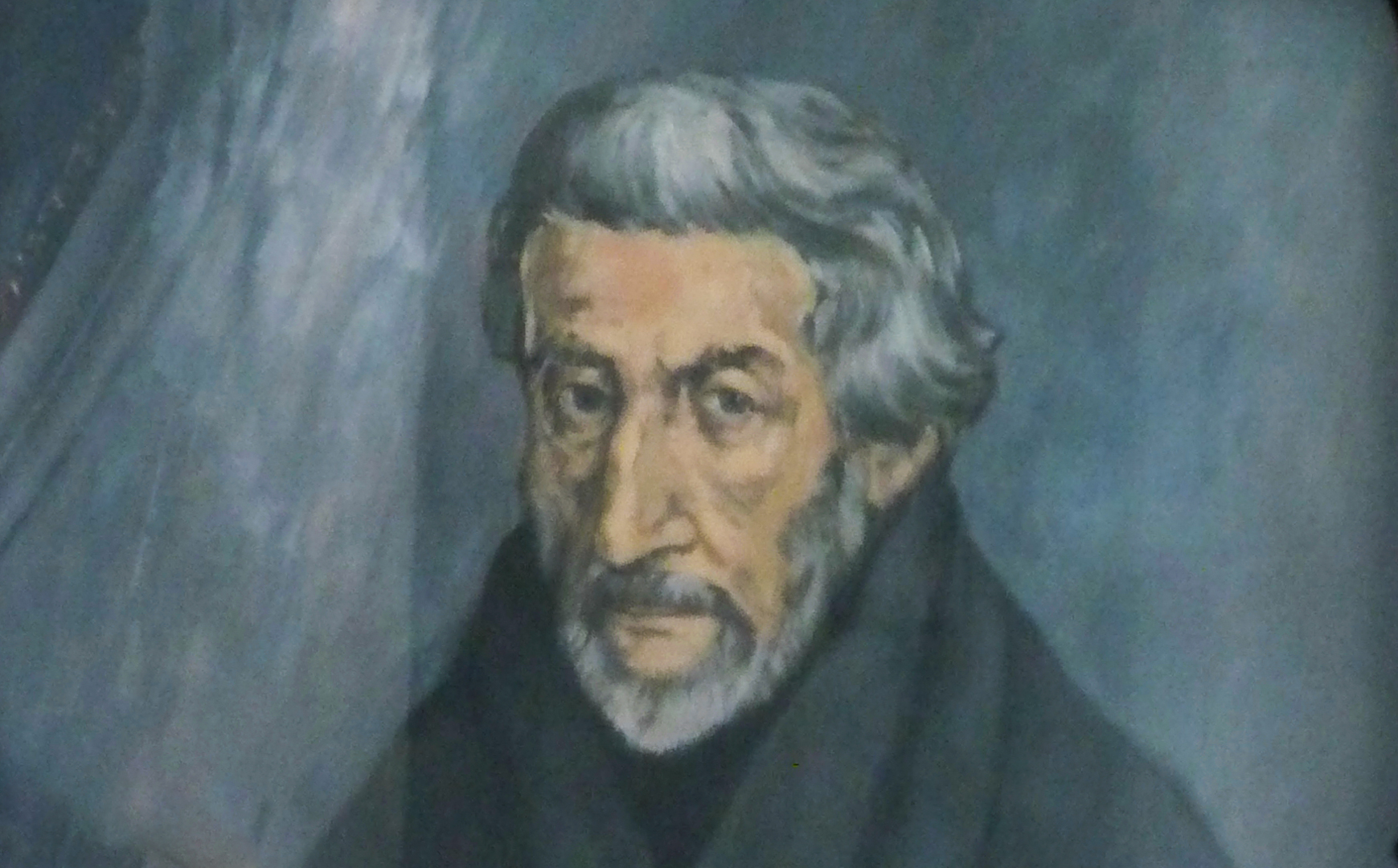 Portait de Pierre Canisius, basilique St-Pierre de Dillingen, en Bavière 