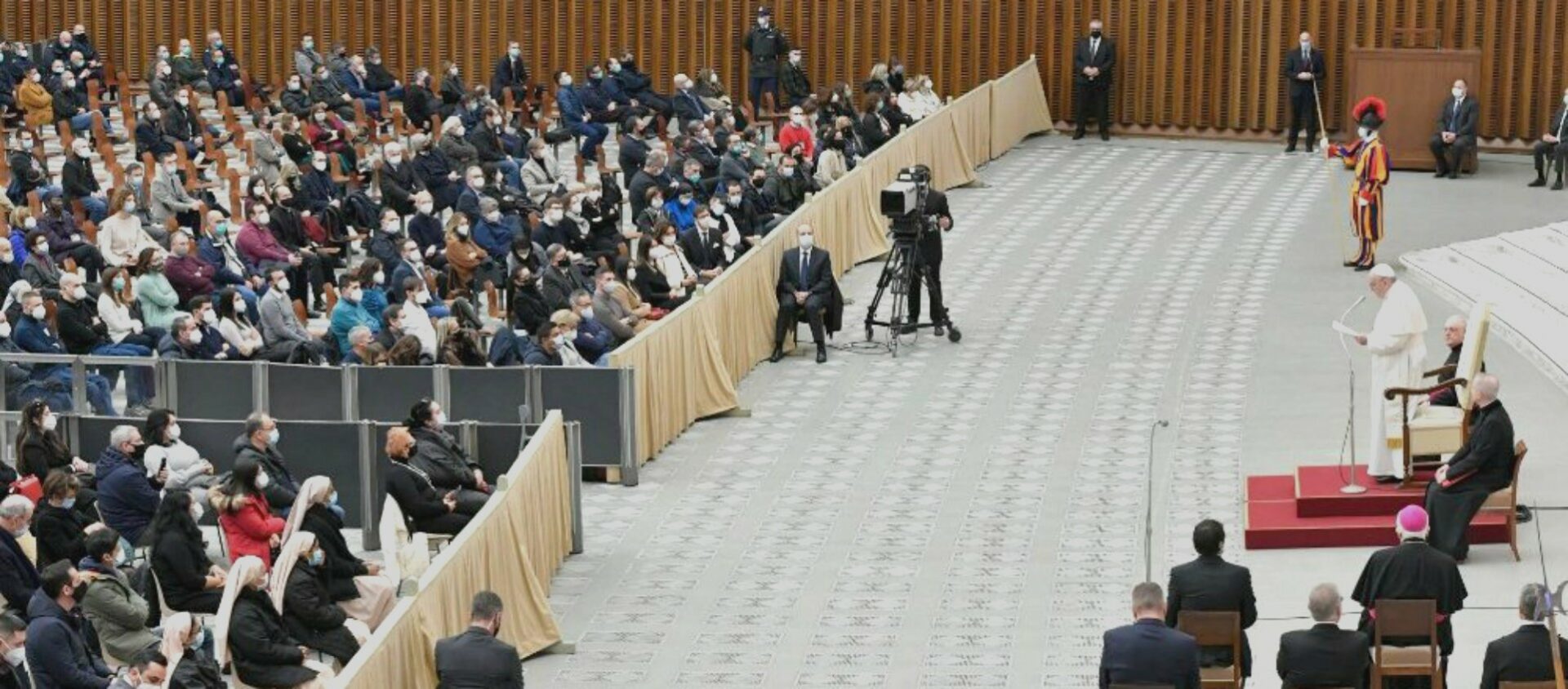 Vœux du pape François aux employés du Vatican le 21 décembre 2020 | © Vatican Media 