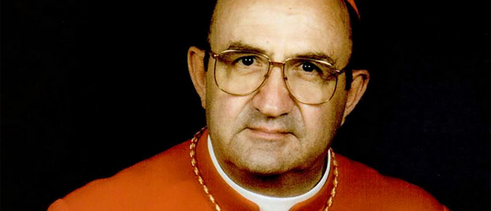 Le cardinal Henri Schwery (1932-2021) a été nommé évêque de Sion en 1977 | Portrait du cardinal Henri Schwery, dans l'ouvrage de Theodor Wyder, 2002 | capture d'écran books.google