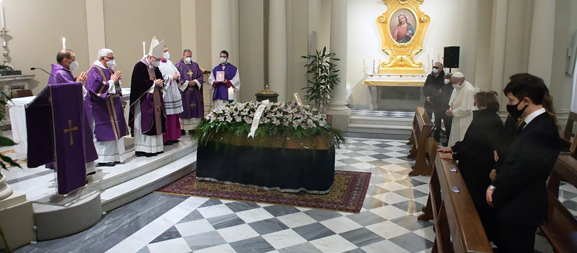 Le pape François a assisté aux funérailles de son médecin personnel, décédé le 9 janvier dernier | © Vatican Media