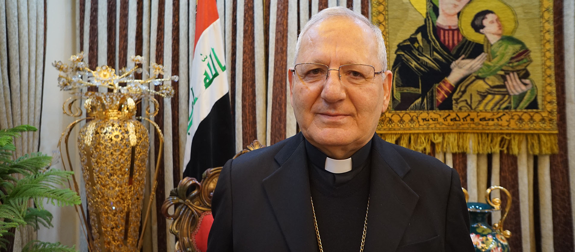 Le cardinal Louis Raphaël 1er Sako, patriarche de Babylone des Chaldéens, en février 2018 | © Pascal Maguesyan
