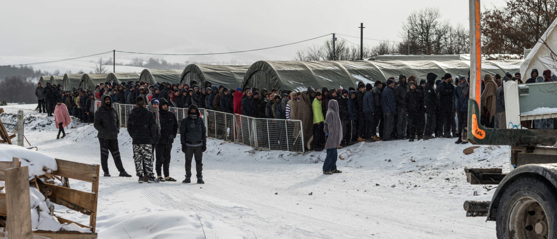 Des milliers de réfugiés sont bloqués en Bosnie-Herzégovine, à la frontière avec la Croatie | © Caritas Ambrosiana