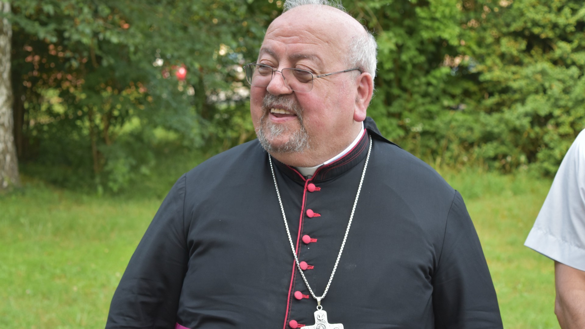 Mgr Samir Nassar, archevêque maronite de Damas, en visite à la Communauté de Grandchamp à Areuse, près Neuchâtel | © Jacques Berset