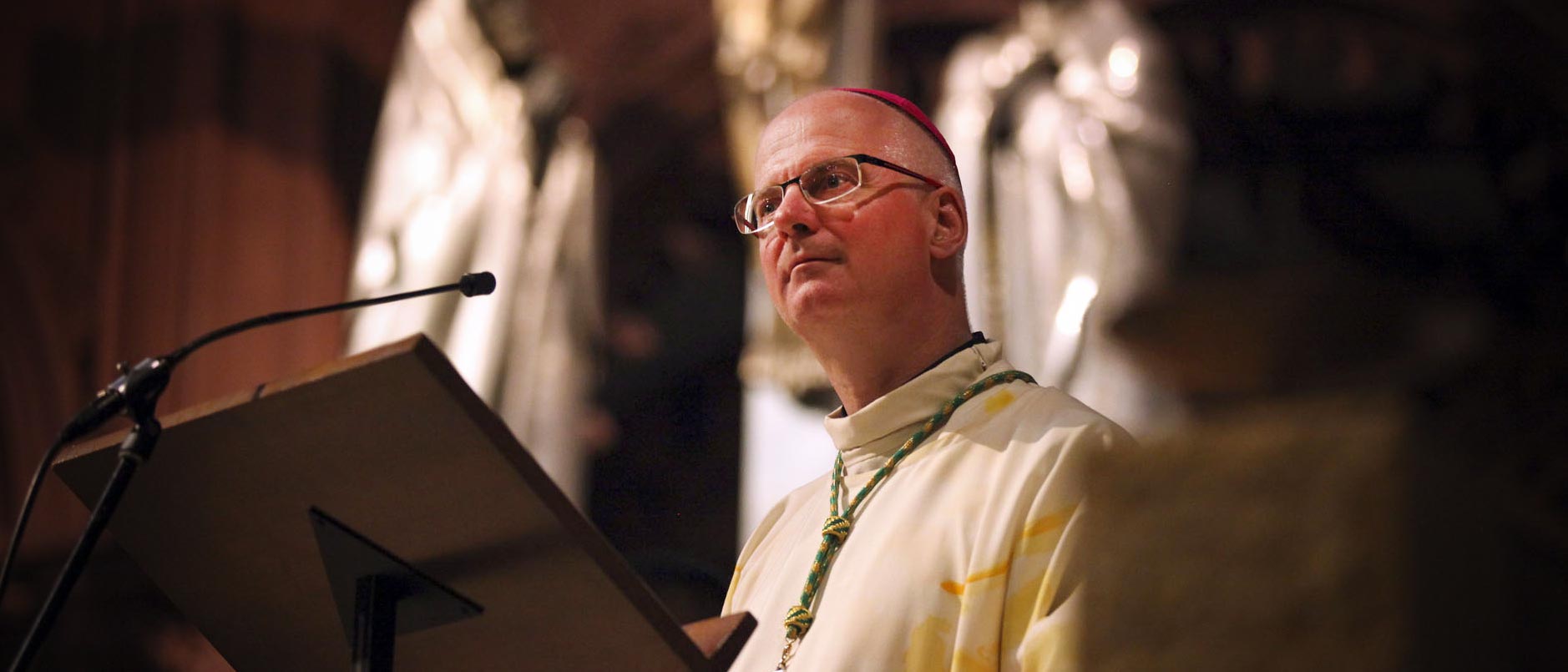 Mgr Charles Morerod conçoit les lignes directrices de l'Eglise de demain | © Bernard Hallet