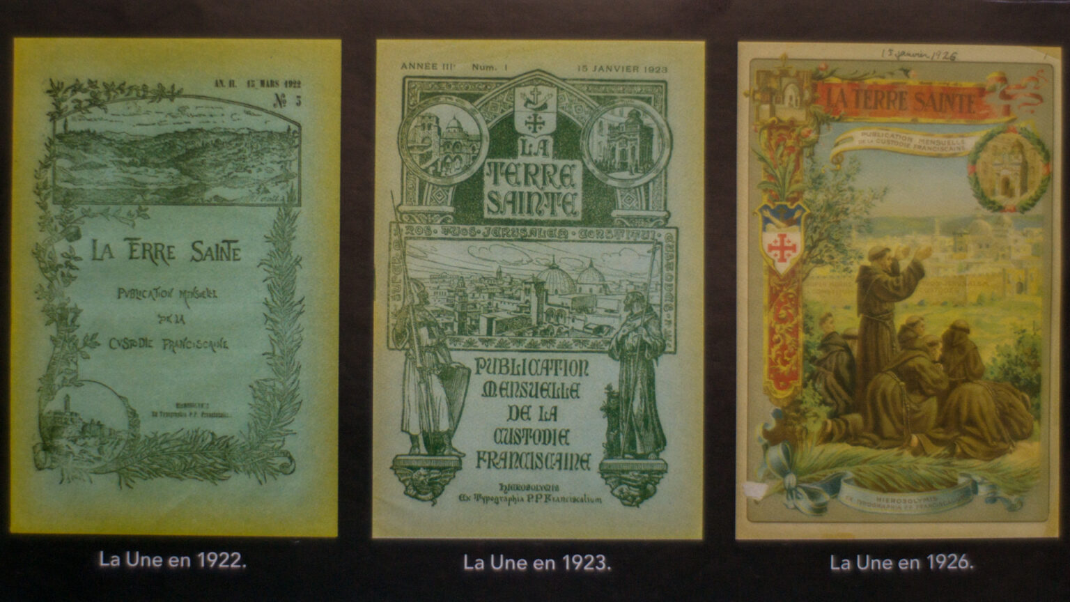 «Terre Sainte magazine» célèbre ses cent ans Portail catholique suisse
