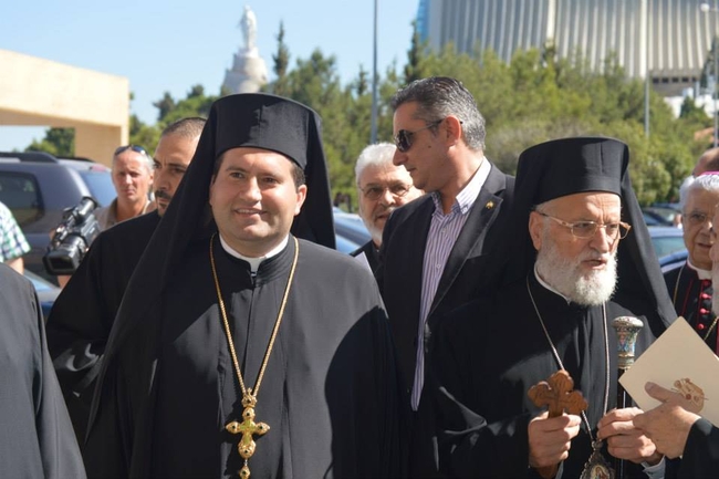 Mgr Edouard Daher, évêque melkite catholique de Tripoli au Liban (à gauche), espère la venue du pape dans son pays | © melkitepat.org 