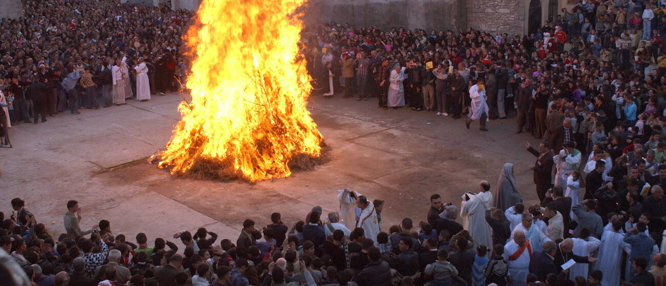 Fête de Noël à Mossoul, au nord de l'Irak, en 2005 | © KEYSTONE/AP Photo/Mohammed Ibrahim